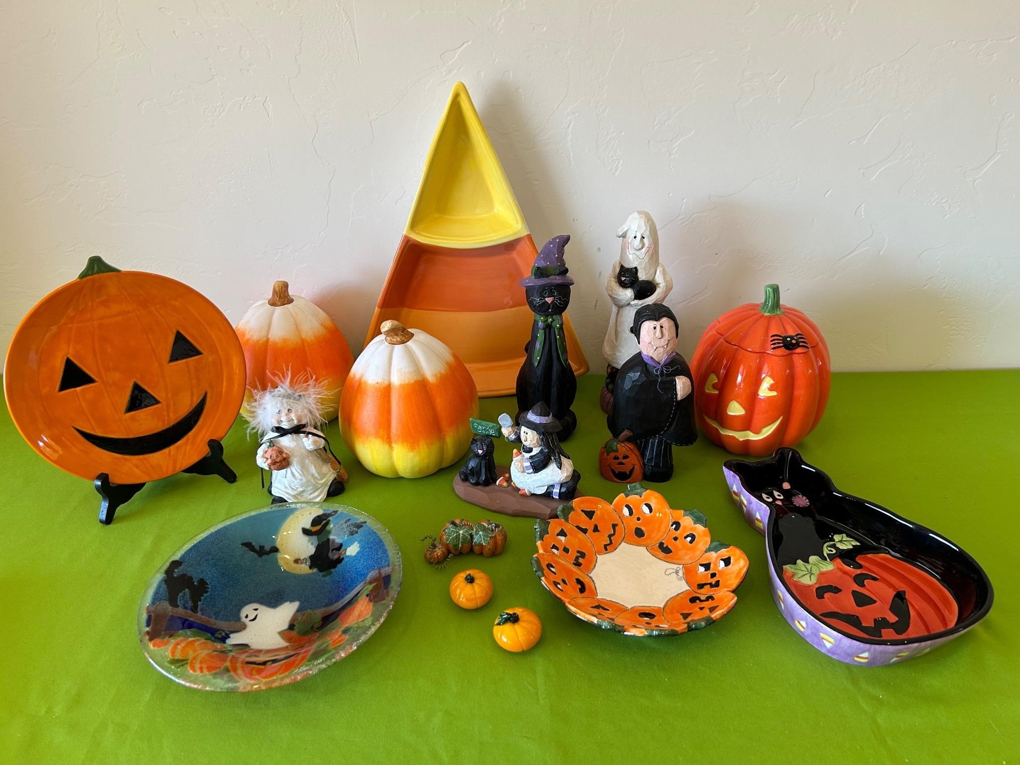 Halloween Serving Dishes, Midwest Figurines ++