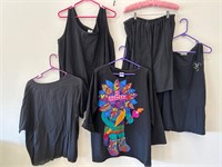 Vintage Alfredos Wife Black Tops, SW Style Top +