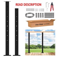 $180  36 Cable Railing Kits  2 Posts  82ft