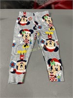 Generic 2T Mickey & Minnie Mouse Pajama Pants,