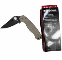3.47” Spyderco para military 2 signature knife