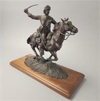 Union Cavalry Soldier Statue by Terry Jones 1987