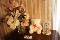 Items on Dresser (Clock, Bear, Vase, etc)