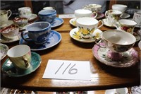 2nd Shelf of Assorted Tea Cups