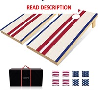 Cornhole Set 4'x2' or 3'x2' with Bags  2 Boards