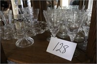Clear Glasses and Cake Stand (Shelf 2)