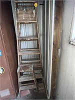 (3) Wood Step Ladders