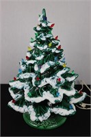 Ceramic Christmas Tree 18.5" Tall (Missing Lights)