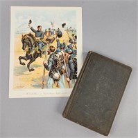 Army Of The Potomac Book/Lithograph of McClellan