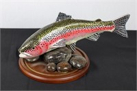 Rainbow Trout Carving Handmade by David Kahler