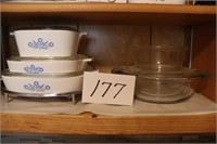 Corningware and Clear Bakeware