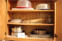 Contents of Cabinet (Bakeware, Rolling Pin, etc)