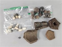 Civil War Dug Relics - Shell Fragments/Bullets