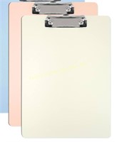 Kiroyal 2 Pack Plastic Clipboards Multiple Colors