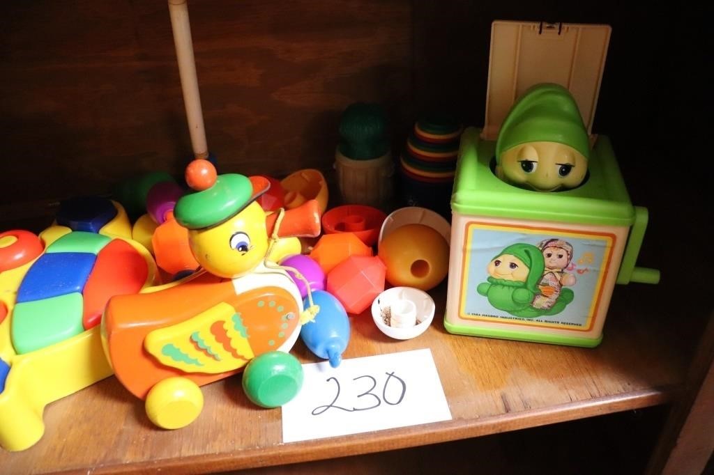 Vintage Toys (Pull Duck and misc)