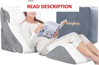 $111  Kingfun 4pcs Orthopedic Bed Wedge Pillow Set