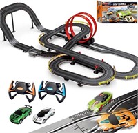 NEW $149 Slot Car Race Track Set Electric Powered
