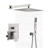 $290 KRUZOO Brushed Nickel Shower System,