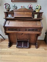 Antique Burdett Pump Organ