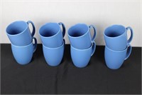 Eight Corelle Stoneware Mugs
