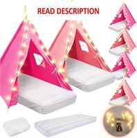 $260  Kids Teepee Tent Pack  Airbed  Light  Sheet
