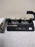 Hole Punch and Swingline Stapler