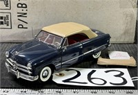 Franklin Mint 1949 Ford Convertible Die Cast