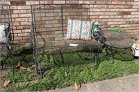 4 piece metal lawn furniture