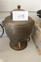 brass drink urn and burner