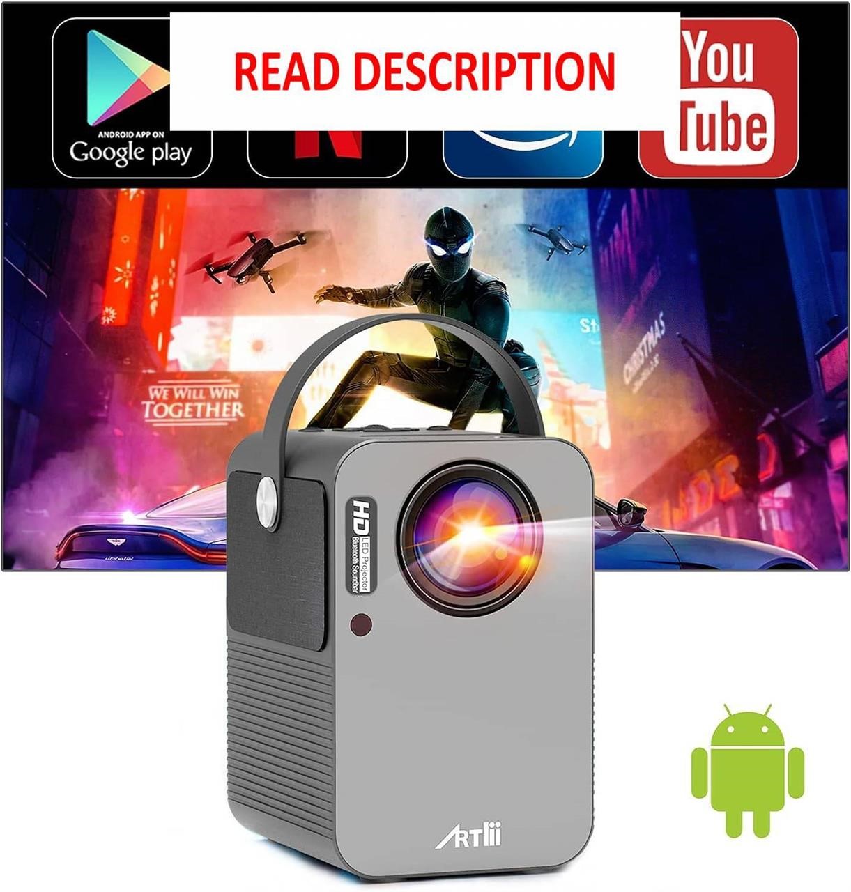 Android TV 9.0 Projector  Native 1080p  4D45