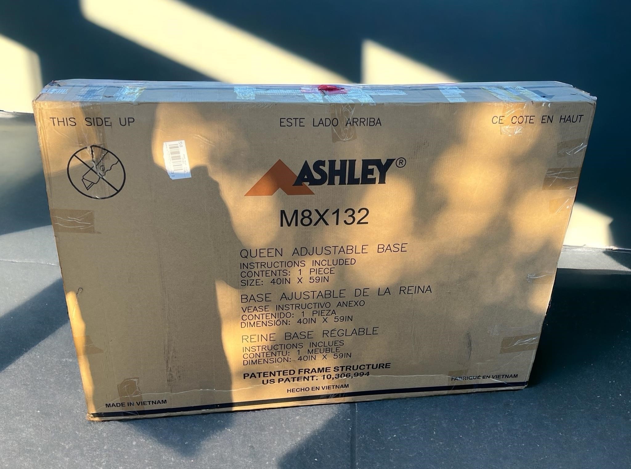 NEW Open Box Ashley Queen Adjustable Platform Bed