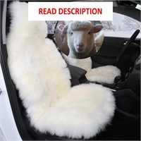 $57  Aussie Sheepskin Car Seat Cover  White