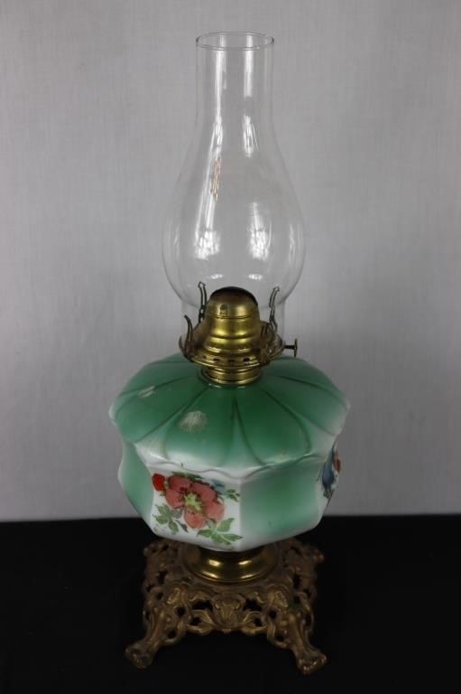 Decorated Oil Lamp