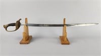 Unmarked 1850 Foot NCO Officer Sword