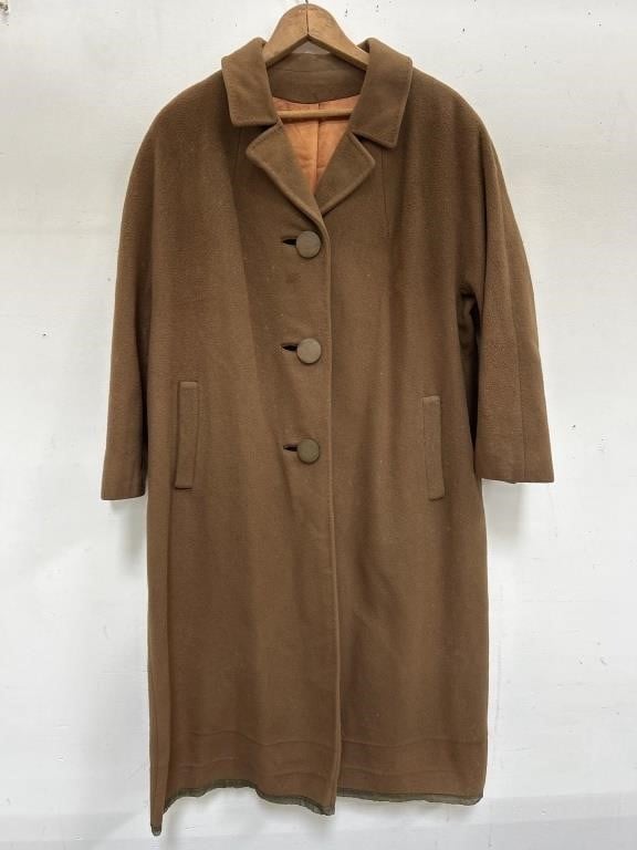 Vintage ladies Marshall Fields cashmere coat