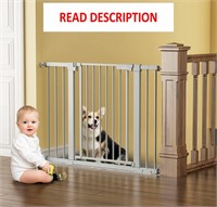 $80  27-43 Gray Dog Gate for House  30 Tall