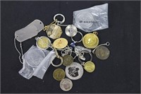 Assorted Key Chains & Tokens