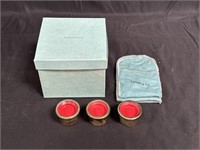 Group of Tiffany & Co. bottle saver tops