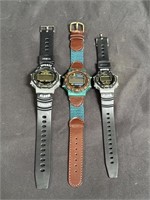Group of quartz wrist watches in pb