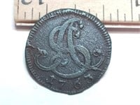 OF) 1763 2 Pfgennig Copper Lippe-Detmold