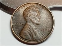 Nice better date 1909 wheat penny