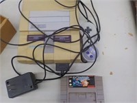 Super Nintendo 1 game no controllers