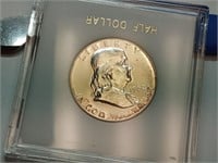 OF) Nice 1962 silver proof Franklin half dollar