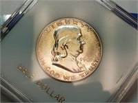 OF) Nice 1963 silver proof Franklin half dollar