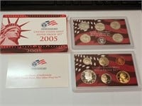 2005 US silver proof set