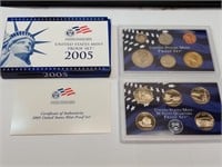 OF) 2005 us proof set with state quarters