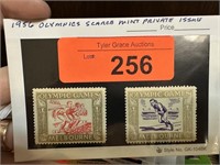 1956 OLYMPICS STAMPS SCARCE MINT PRIVATE ISSUE