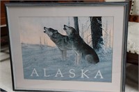 Alaska Wolf Print by Jon Van Zyle (Signed by Arti