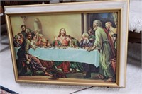 Lighted Last Supper Painting
