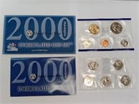 Uncirculated 2000 Philadelphia mint coin set